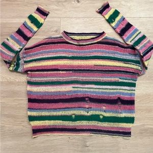 Striped wool sweater